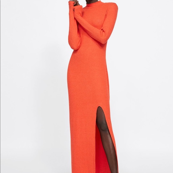 Zara Dresses & Skirts - Zara Longsleeve Maxi Dress
